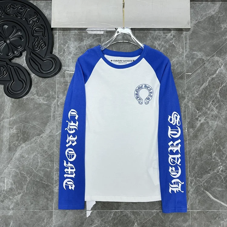 Chrome Hearts Raglan T-Shirt with Gothic Print