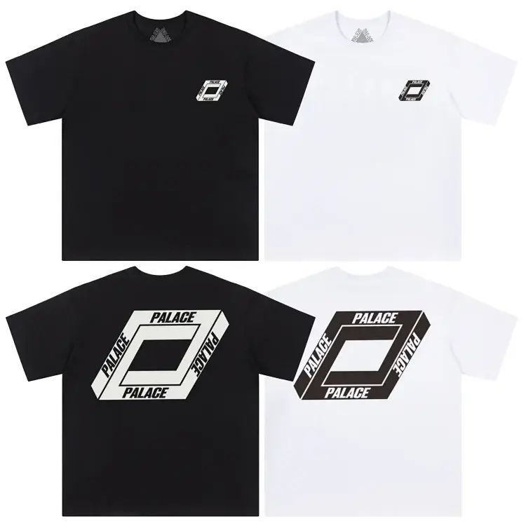PALACE T-Shirts: Front Small Logo, Back 3D Diamond