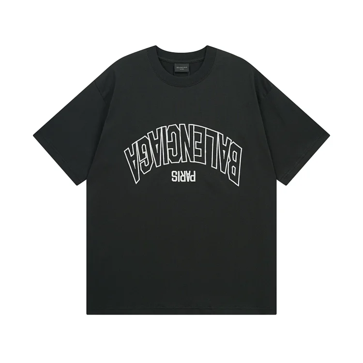 Balenciaga Reverse Logo Paris T-Shirt