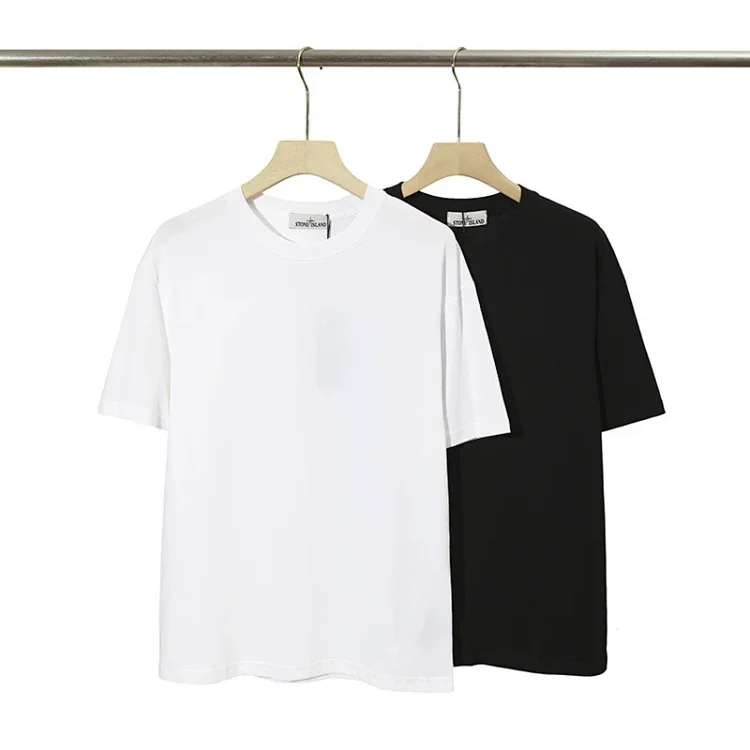 STONE ISLAND Basic T-Shirts (White & Black)