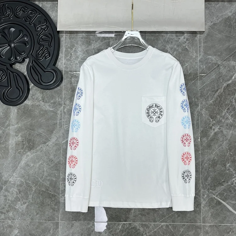Chrome Hearts Colorful Print Long-Sleeve Tee