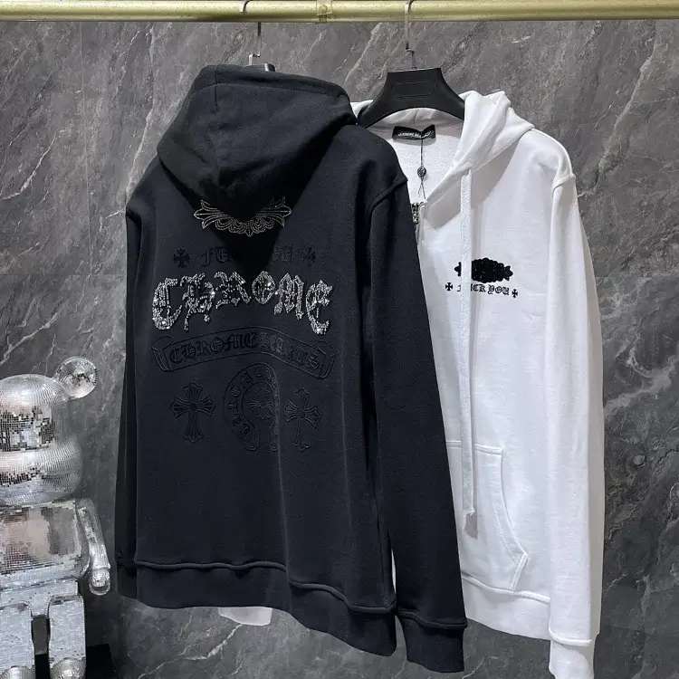 Chrome Hearts Rhinestone & Embossed Hoodies
