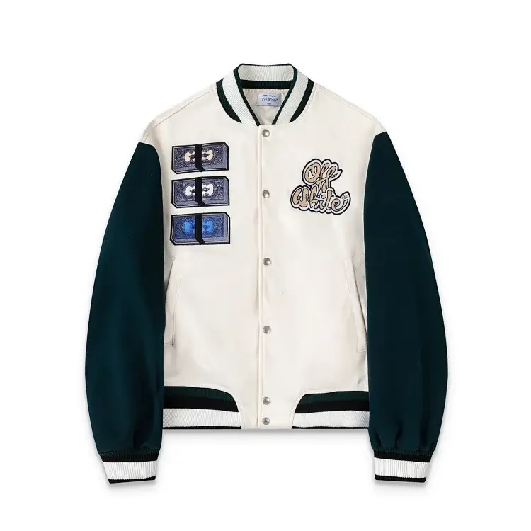 Off-White Money Stack Varsity Jacket