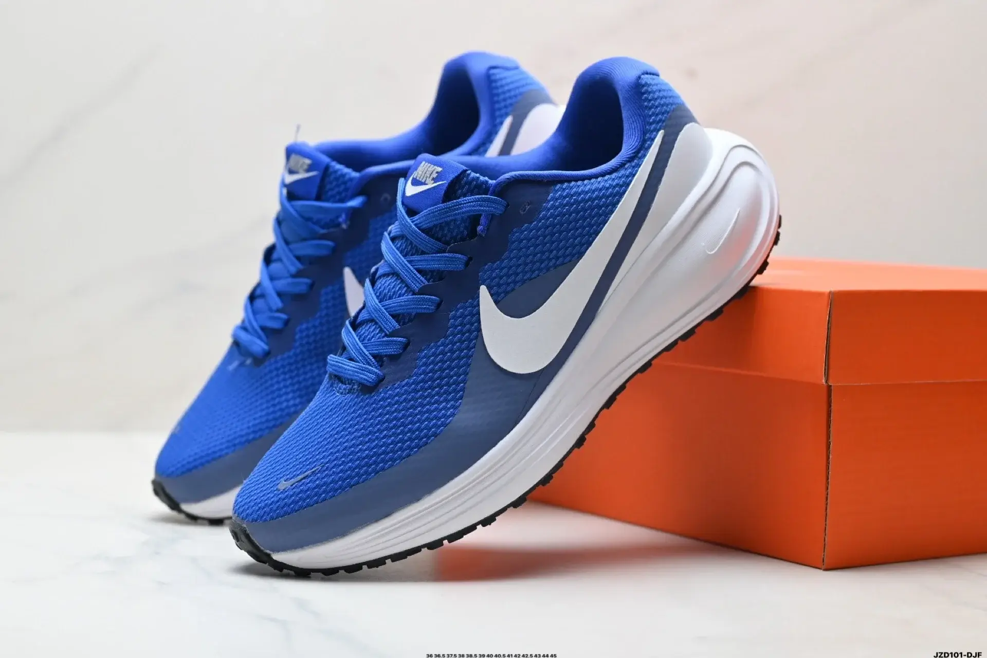 Nike Blue Mesh Running Shoes