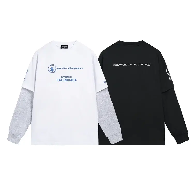 BALENCIAGA x WFP Layered T-Shirt White/Black