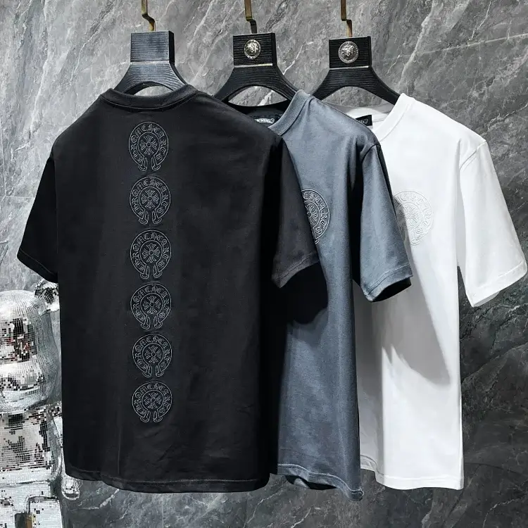 Chrome Hearts Vertical Horseshoe T-Shirts
