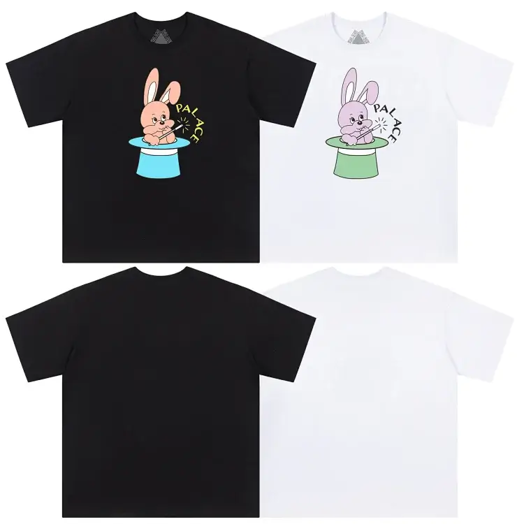PALACE Magic Hat Rabbit T-Shirts (Black/White)