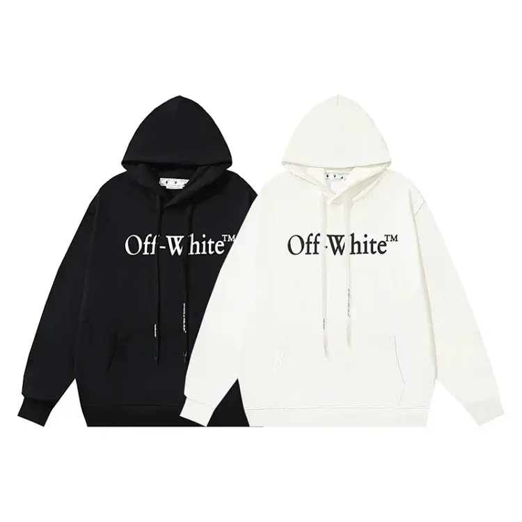 Off-White Logo Hoodie (Black/White)