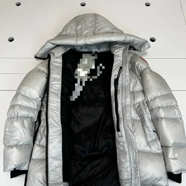 Canada Goose Silver Padded Jacket