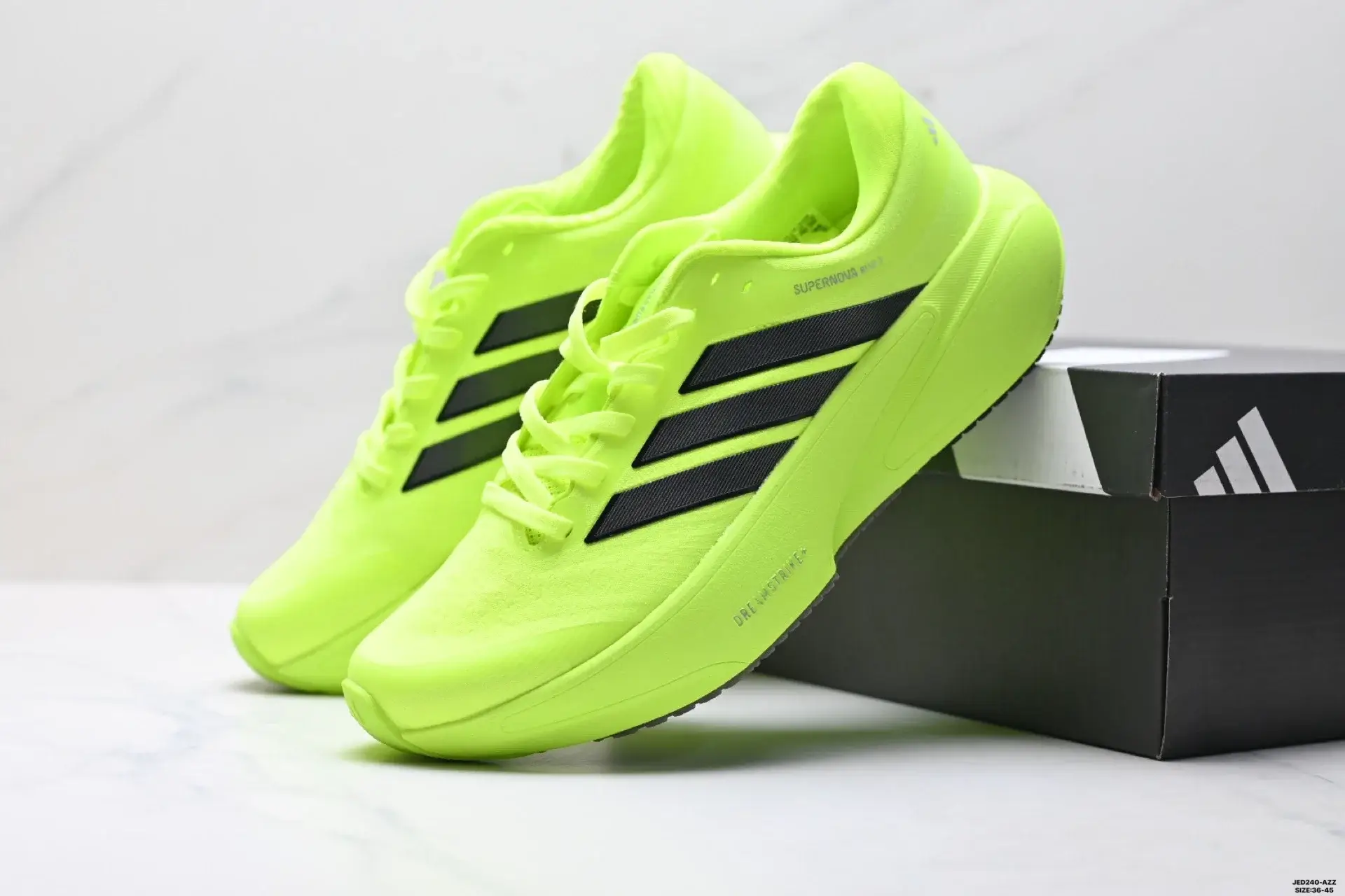 Adidas Neon Yellow Running Shoes