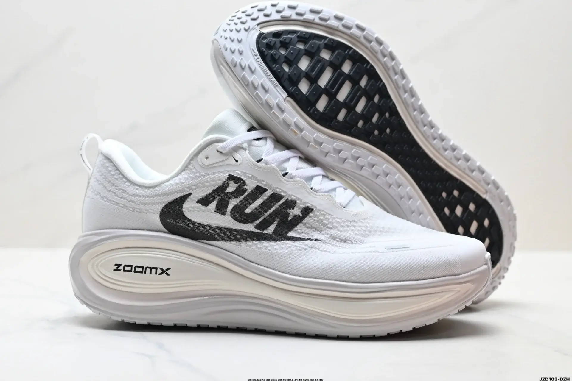 Nike ZoomX White Running Shoes