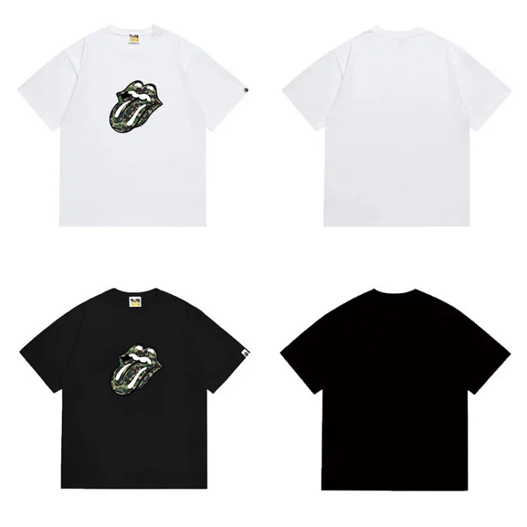 BAPE Rolling Stones Tongue T-Shirts