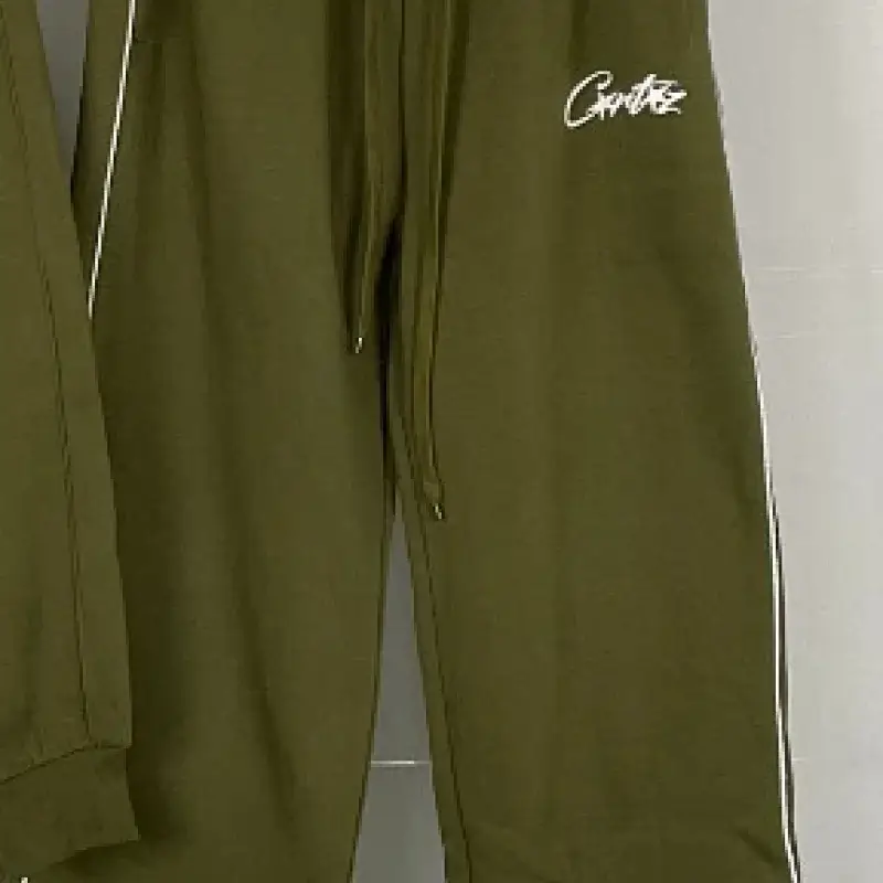 Corteiz Olive Green Track Pants