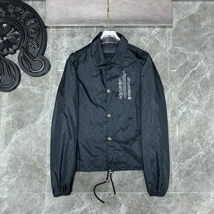 Chrome Hearts Embroidered Button-Front Jacket