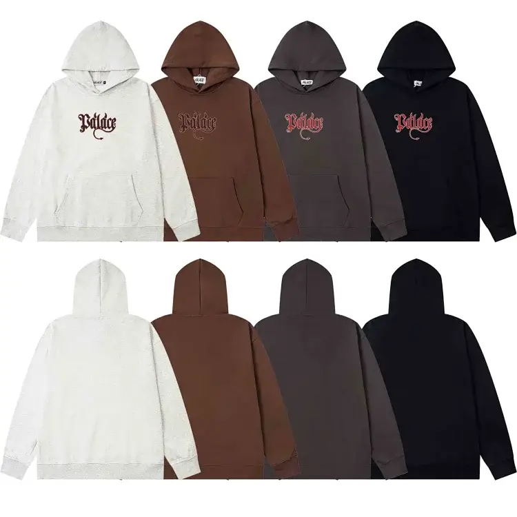 Palace Gothic Embroidered Hoodies