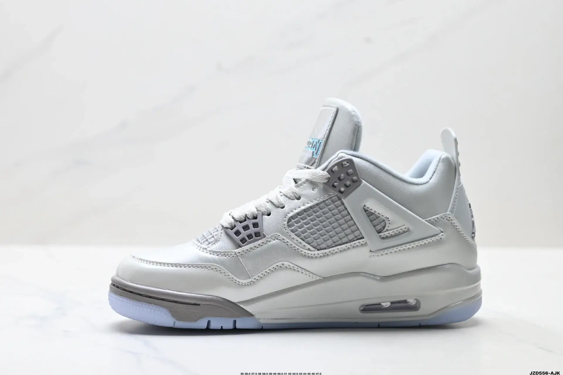 Jordan Air Jordan 4 Light Gray Silver White