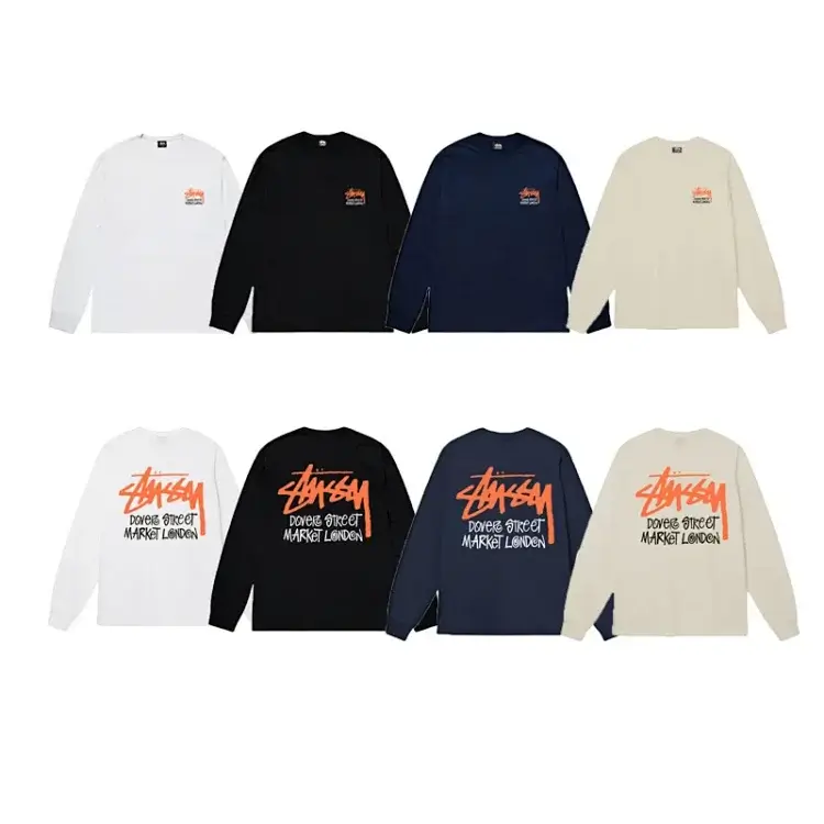 Stussy Long-Sleeve Tee with DSM London Graphic