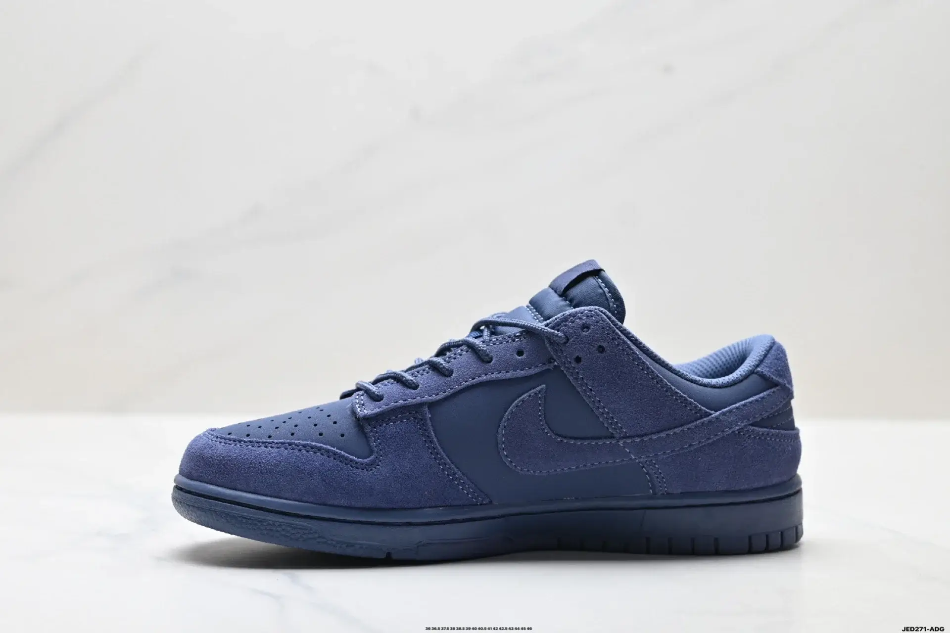 Nike Dunk Low Suede Blue Monochromatic