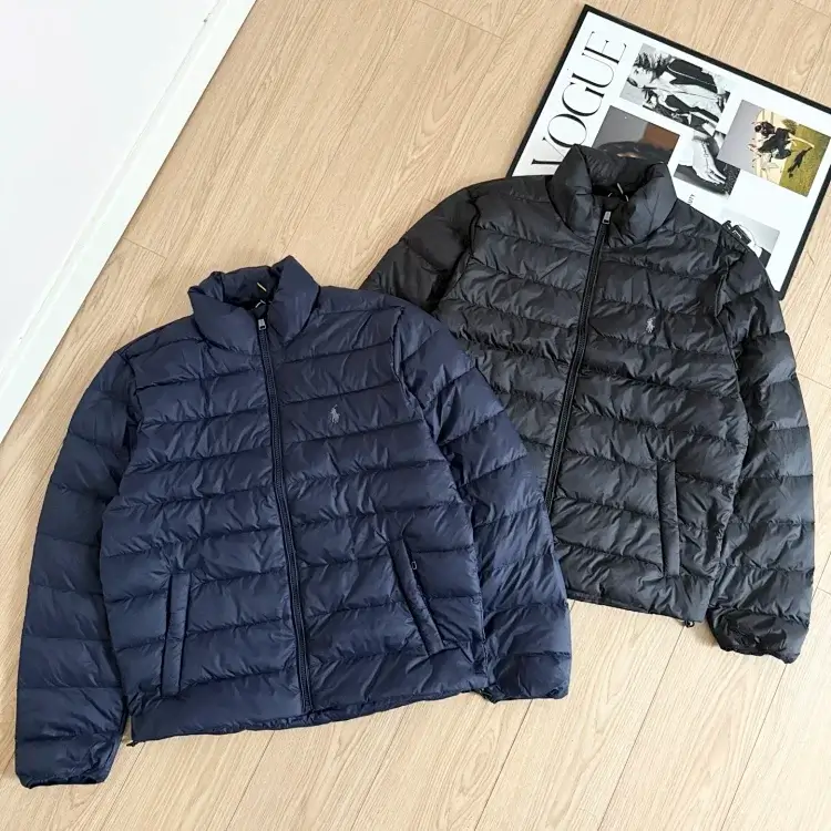 Polo Lightweight Down Jackets (Navy/Black)