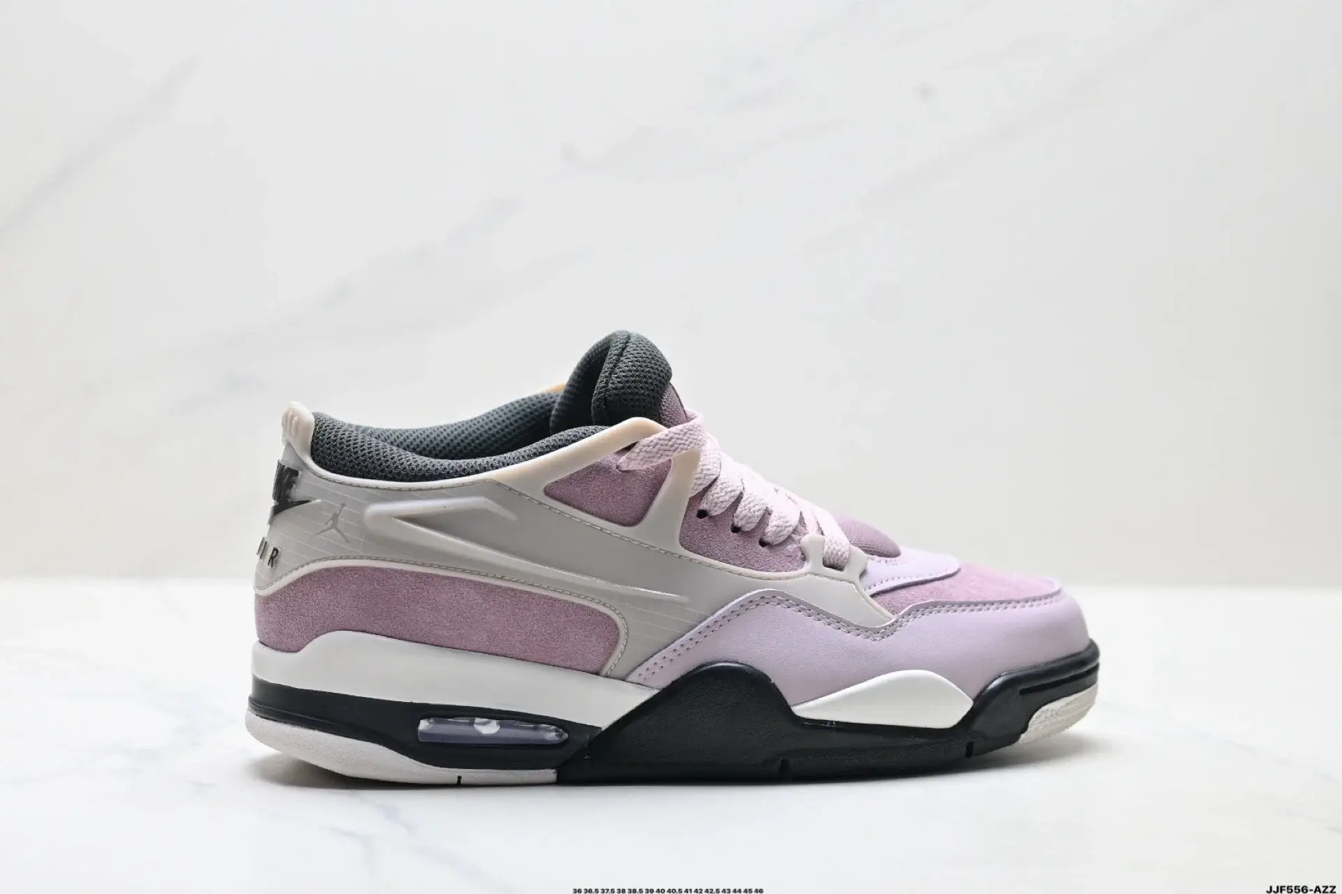 Jordan Light Purple Gray Black Air-Cushion Basketball Shoes