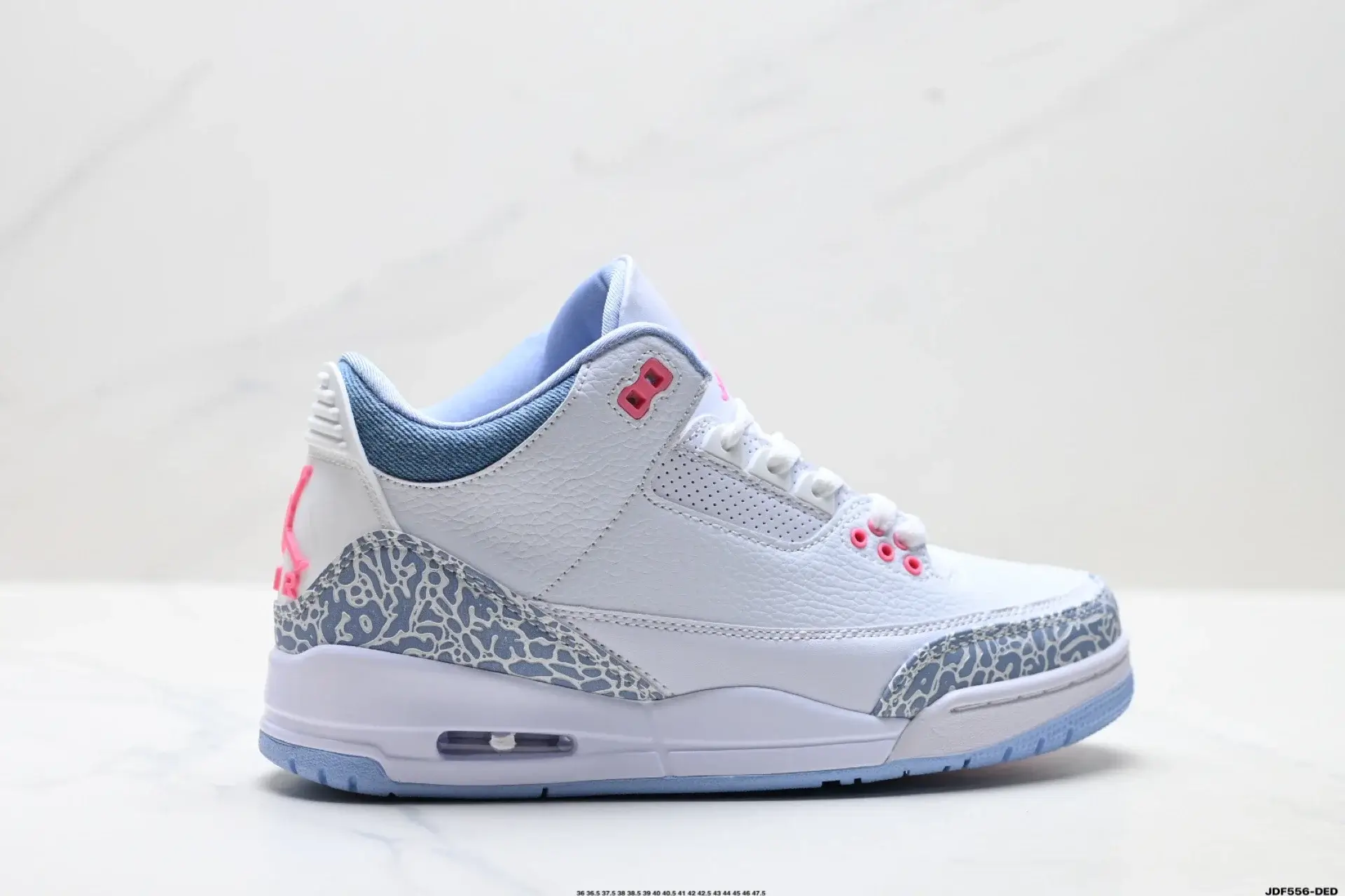 Jordan Air Jordan 3 Retro White Light Blue Pink