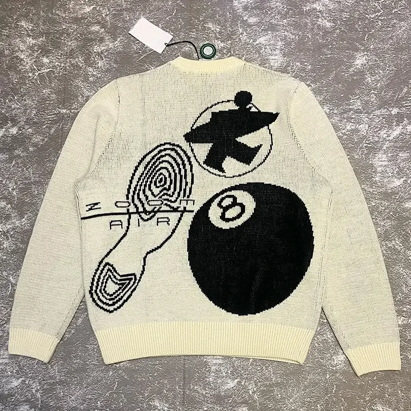 Stussy 8-Ball Graphic Knit Sweater