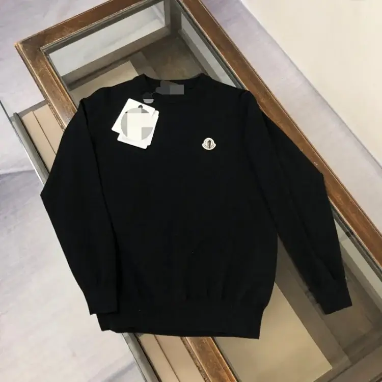 Moncler Black Knit Sweater