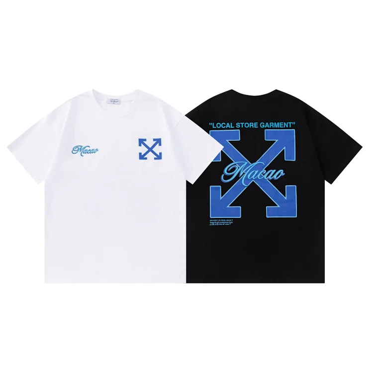 OFF-WHITE Macao Blue Arrow T-Shirt