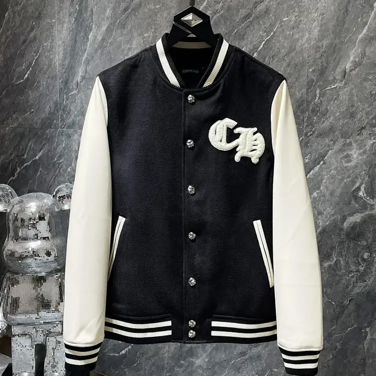 Chrome Hearts Embroidered Baseball Jacket