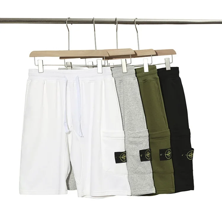 Stone Island Logo Patch Cargo Shorts