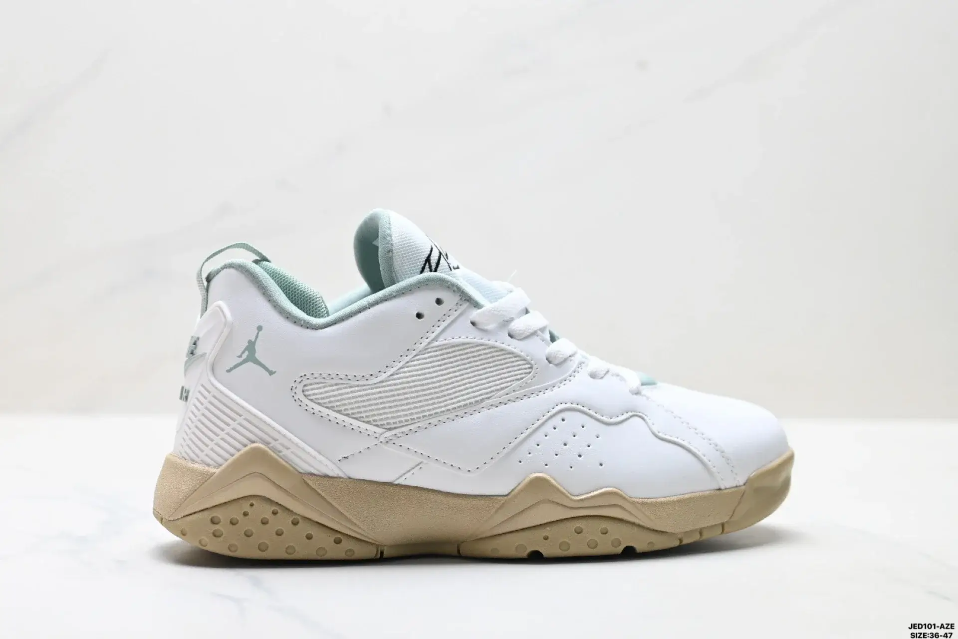 Jordan White Mint Green Low-Top Shoes