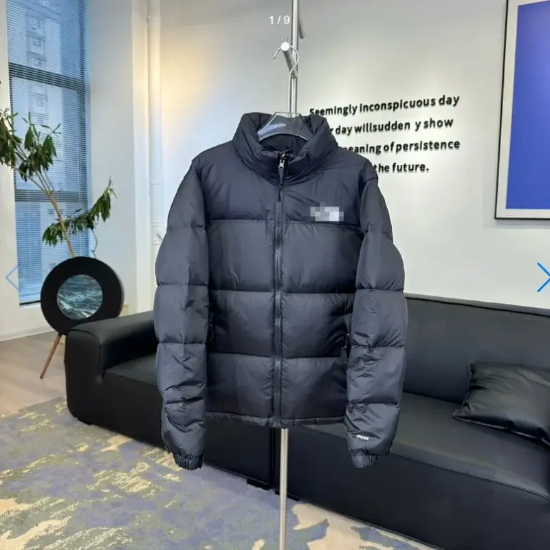 The North Face Black Stand-Collar Puffer