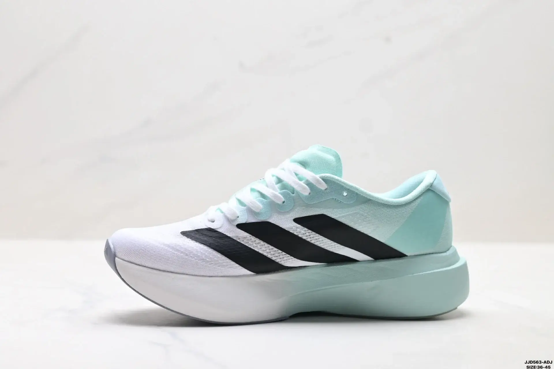 Adidas White Mint Running Shoes