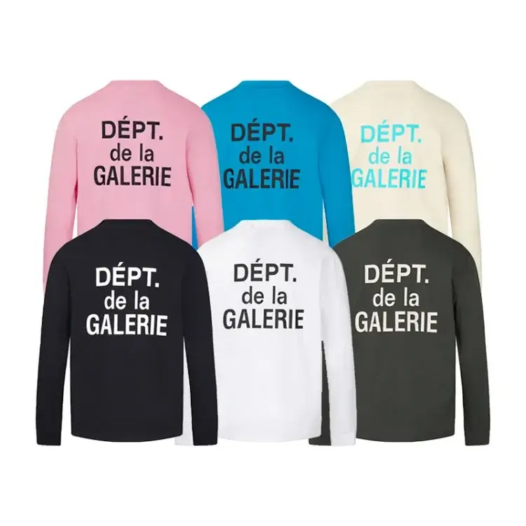 DEPT. de la GALERIE Multi-Color Printed Long Sleeve Tees