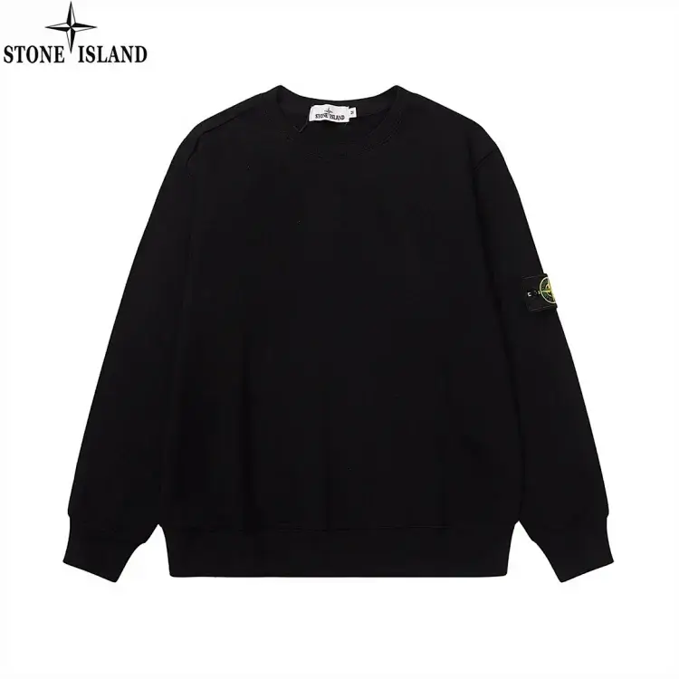 STONE ISLAND Black Jerseys