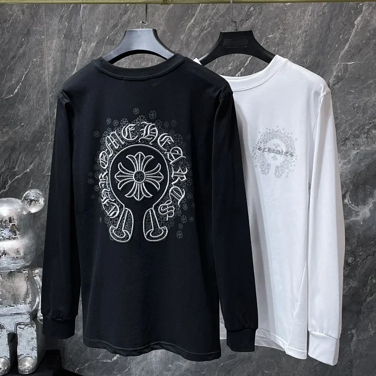 Chrome Hearts Cross Logo Long-Sleeve Tee
