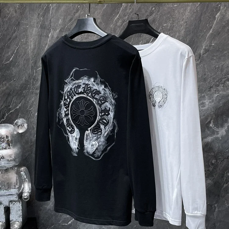 Chrome Hearts Cross Embroidered Graphic Tee