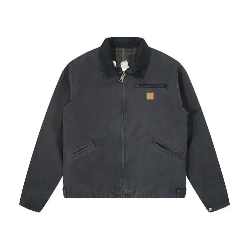 Carhartt Black Zippered Work Jacket