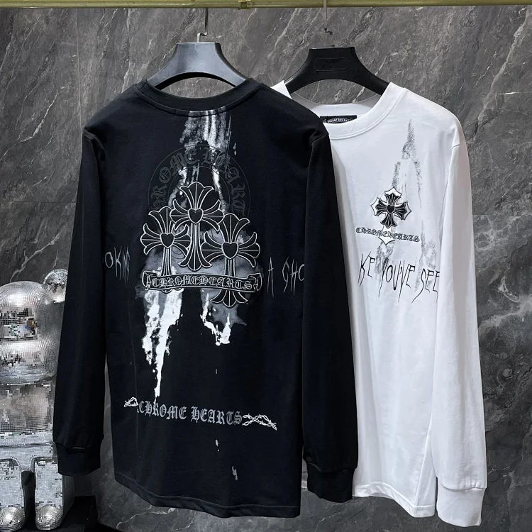 Chrome Hearts Graffiti Cross Tee