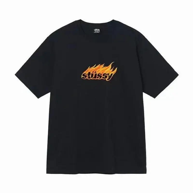 Stussy Black Flame T-Shirt