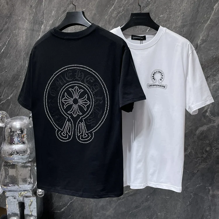 Chrome Hearts Rhinestone Horseshoe Tees