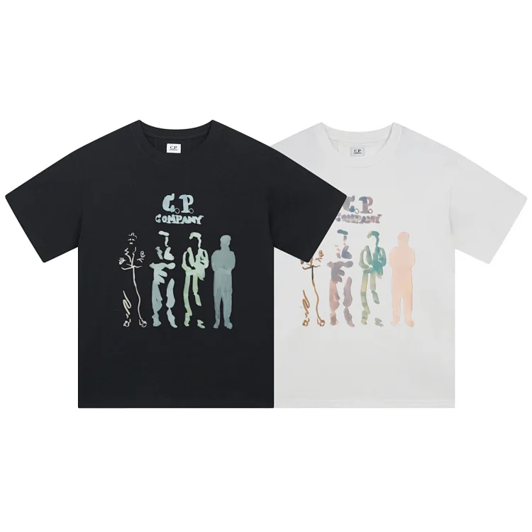 C.P. COMPANY Silhouette Print T-Shirts