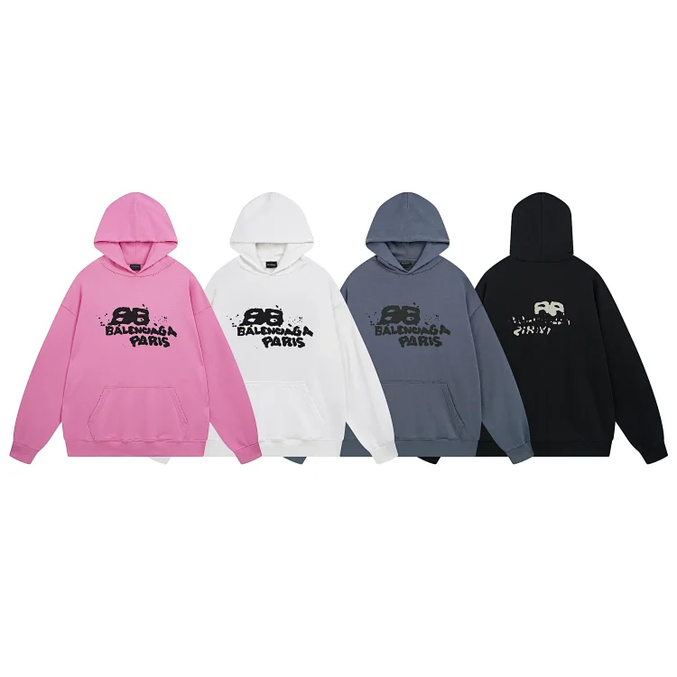 Balenciaga 88 Hoodies (Pink/White/Gray/Black)