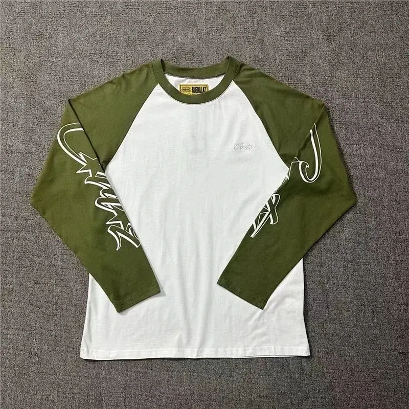 REBELIT Raglan T-Shirt with White Graffiti Sleeves