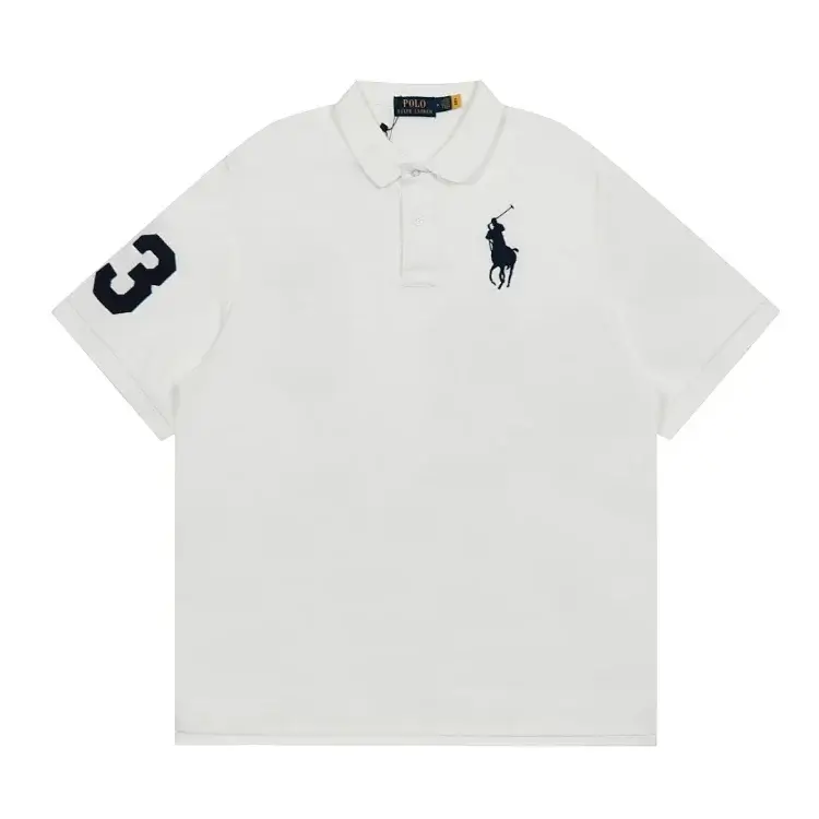 POLO T-Shirt with Large Chest Logo & Sleeve 3