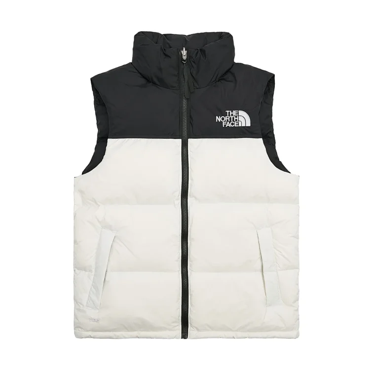 The North Face Black & White Down Vest