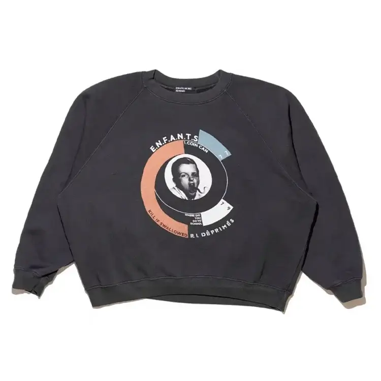 Enfants Riches Deprimes Black Graphic Sweatshirt