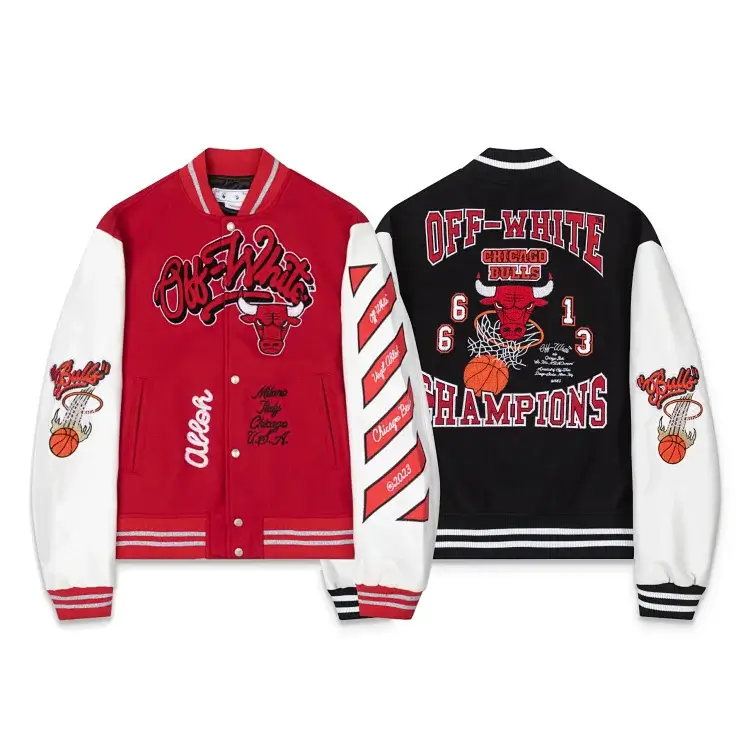 OFF-WHITE Chicago Bulls Varsity Jacket