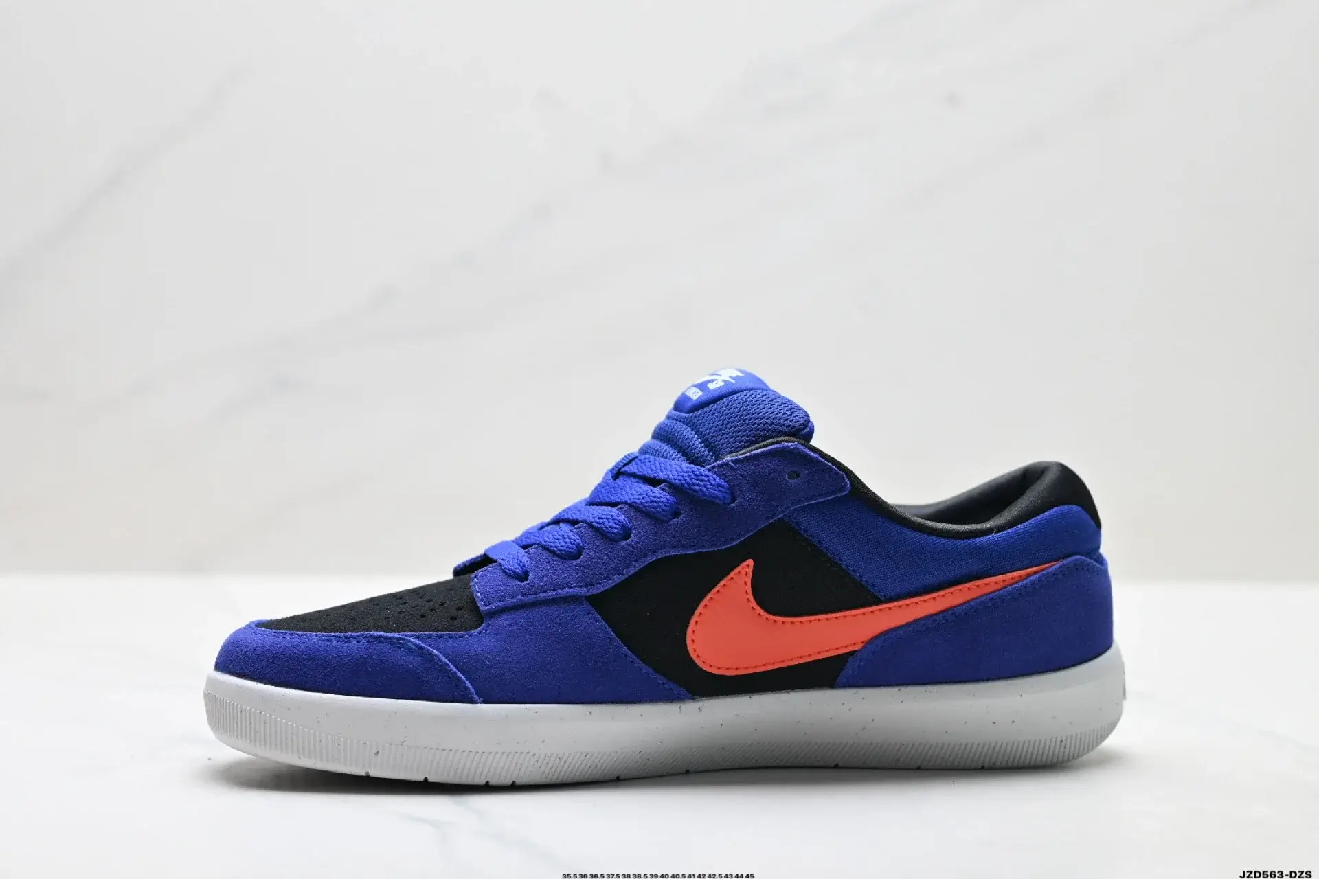 Nike SB Force 58 Skate Shoes (Blue/Black/Orange/White)