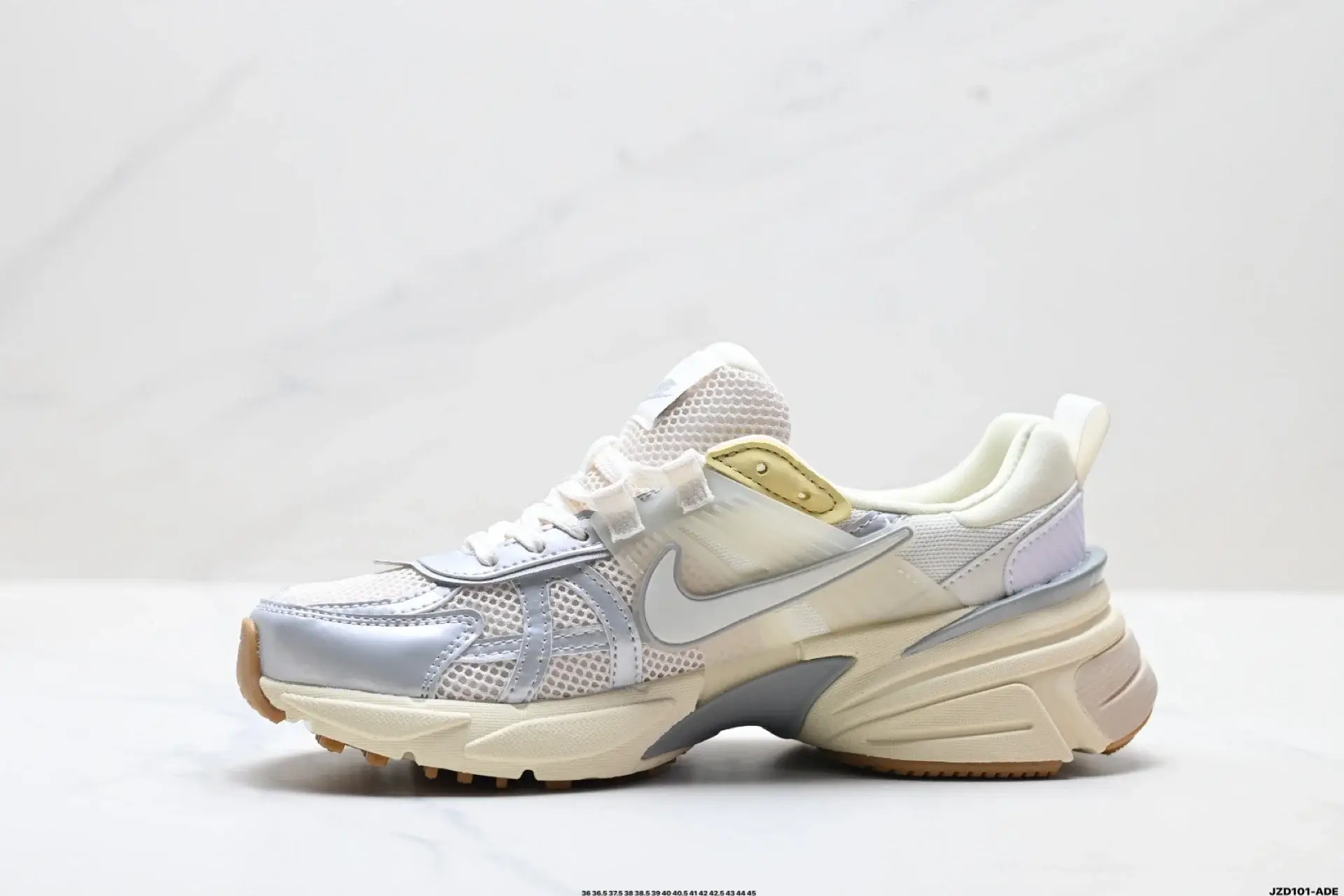 Nike Light Gray & Beige Mesh Sneaker
